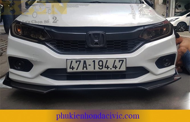 LIP CACBON CẢN TRƯỚC CHO HONDA CITY