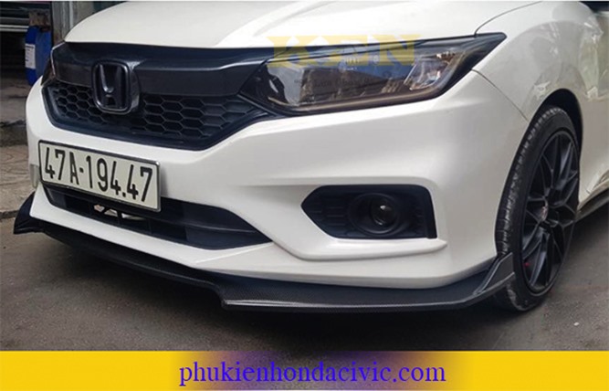 LIP CACBON CẢN TRƯỚC CHO HONDA CITY