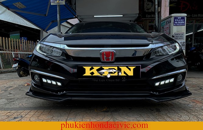 LIP TRƯỚC CACBON DÀNH CHO HONDA CIVIC 2019