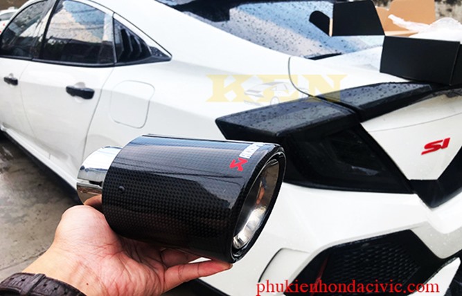 CHỤP PO AKRAPOVIC CACBON BÓNG GIÁ RẺ