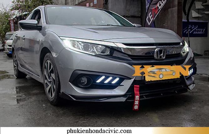 LIP CẢNG TRƯỚC 2 TẦN CACBON CHO HONDA CIVIC