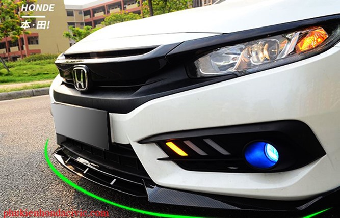 LIP CẢNG TRƯỚC 2 TẦN CACBON CHO HONDA CIVIC