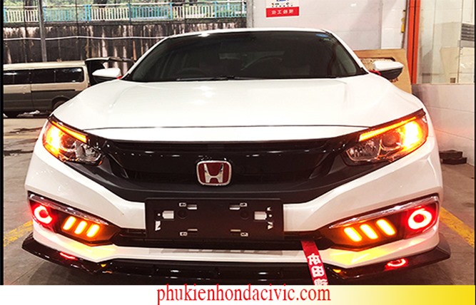 ĐÈN GẦM MUSTANG CHO HONDA CIVIC 2019 2 CHẾ ĐỘ