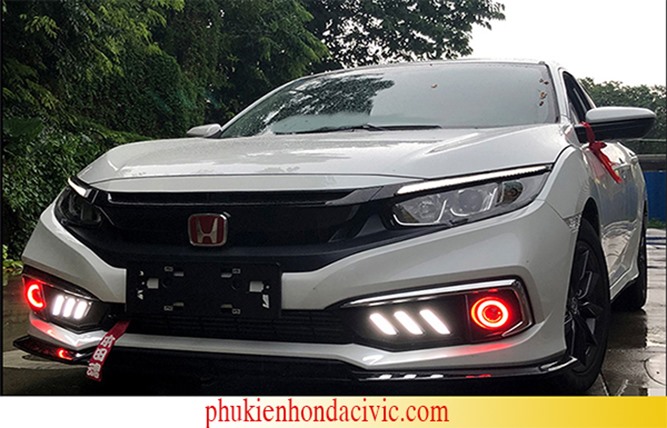 ĐÈN GẦM MUSTANG CHO HONDA CIVIC 2019 2 CHẾ ĐỘ