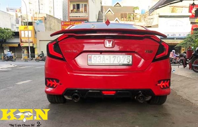 LIPO CACBON KÈM CHỤP PO DÀNH CHO HONDA CIVIC