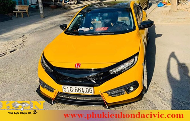 LIP TRƯỚC CACBON DÀNH CHO HONDA CIVIC