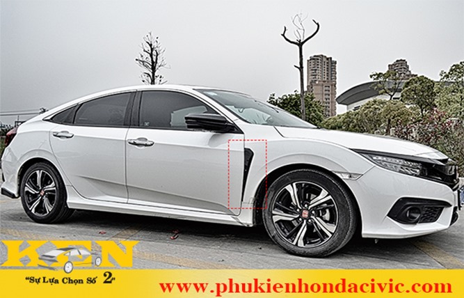 HỐC GIÓ KIỂU DÀI CHO HONDA CIVIC 2016-2020