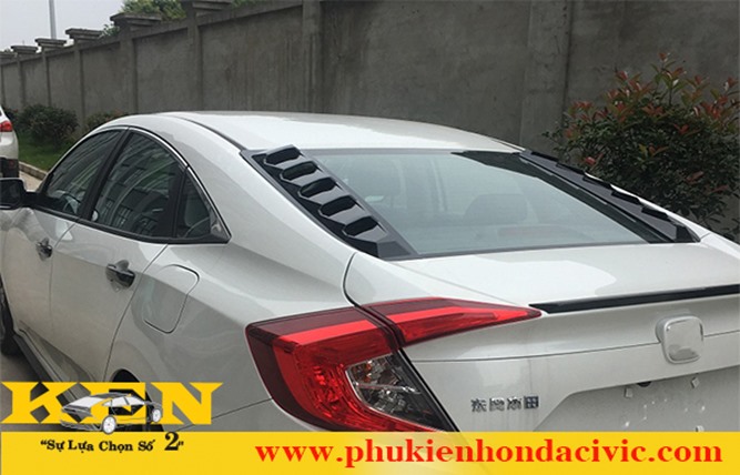 HỐC GIÓ NÓC KÍNH SAU CACBON CHO HONDA CIVIC