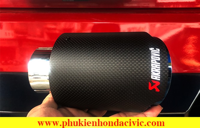 CHỤP PO AKRAPOVIC ĐƠN CACBON