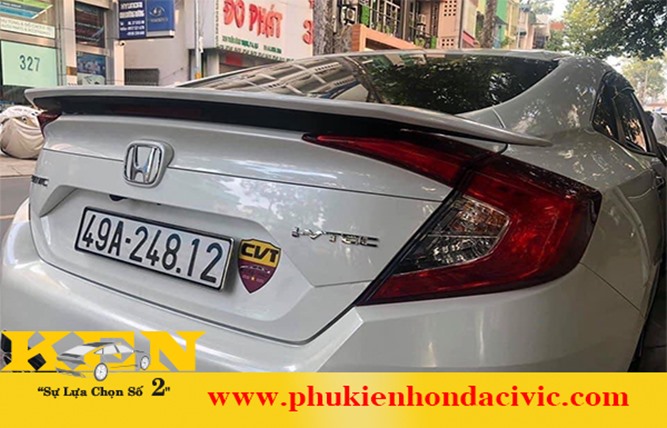 ĐUÔI GIÓ RS KHÔNG ĐÈN DÀNH CHO HONDA CIVIC