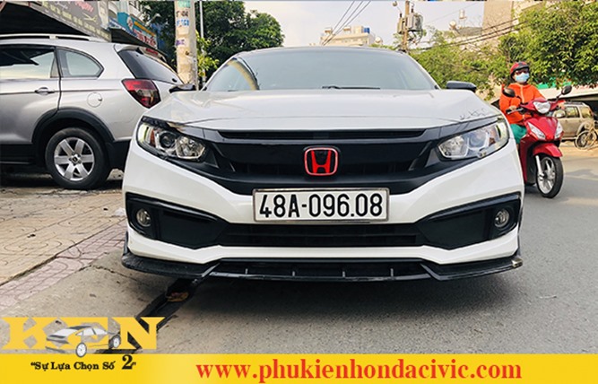 LIP TRƯỚC ĐEN BÓNG DÀNH CHO HONDA CIVIC 2020 GIÁ RẺ