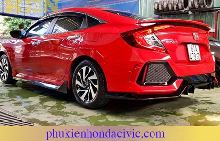 CÁNH LƯỚT GIÓ THỂ THAO DẠNG RS CHO HONDA CIVIC