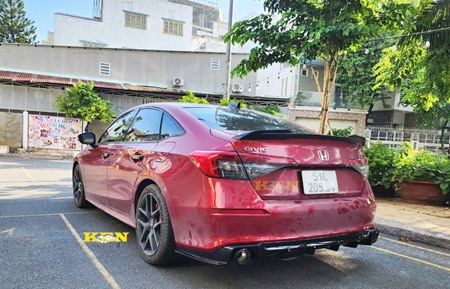 Lip Chia Pô Đơn Dành Cho Honda Civic Gen 11 2024